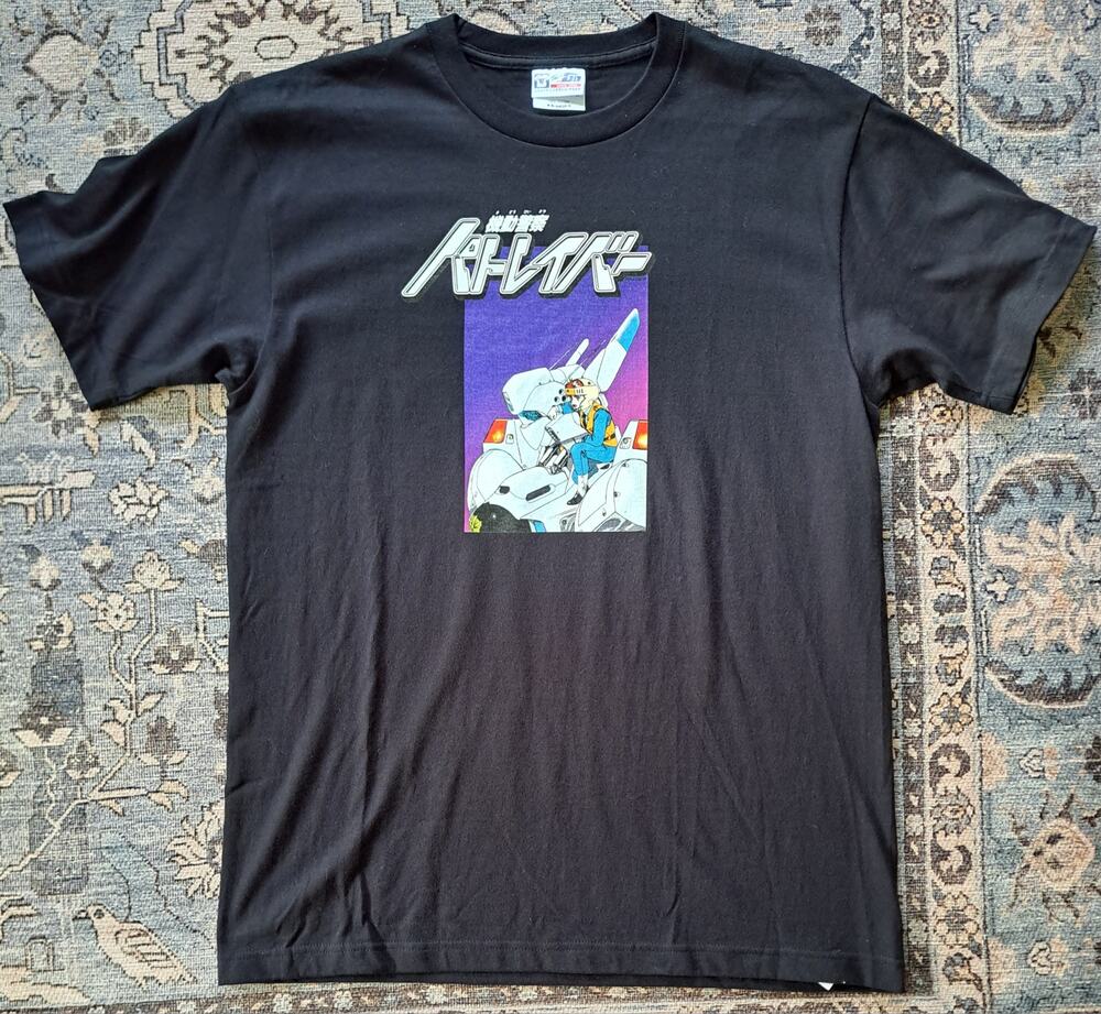 RARE Mobile Police Patlabor Manga Anime Masami Yuki Shirt Size XL Extra Large